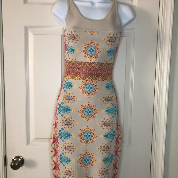 Bebe Woven Multicolored Dress Size XS - Picture 1 of 10
